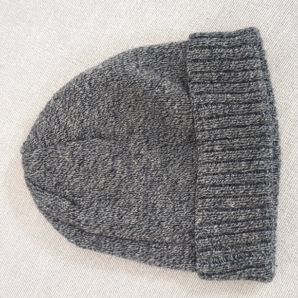 Levis Unisex Winter Beanie Hat Knit Fleece Lined Heather Blue One Size Fits All - Picture 7 of 8